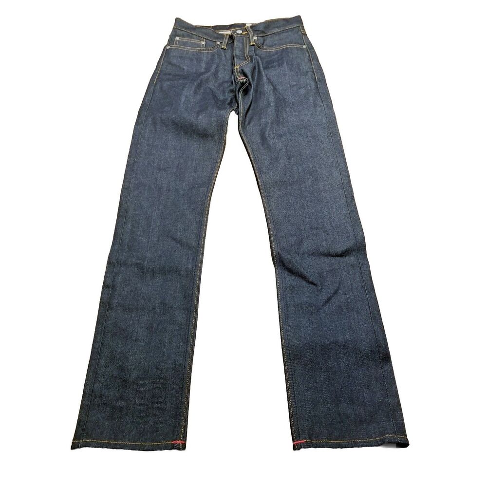Gustin Jeans Men's Size 29 Selvedge Denim California Slim Button Fly (29x34.5)